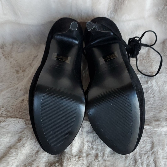 ¤ Colin Stuart Lace Up Sexy Stilettos in Bla… - Picture 8 of 8